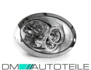 Mini R50 R52 R53 headlights right chrome 04-06 Facelift...