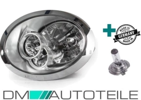 Set Headlamps Left Chrome H7/H7 +Bulb fits on BMW Mini...