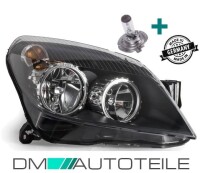 Set Opel Astra H Headlights Right Black  gallery