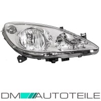 Peugeot 307 headlights clear glass right gallery
