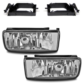 Nebelscheinwerfer SET für BMW 3er E36 auch für M-Paket / M3 in Klarglas / Chrom
