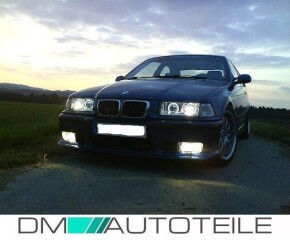Nebelscheinwerfer SET für BMW 3er E36 auch für M-Paket / M3 in Klarglas / Chrom
