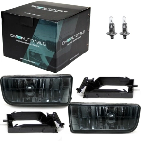 SET PAIR SMOKED BLACK FOG LIGHTS FOGS LAMPS FITS ON ALL...