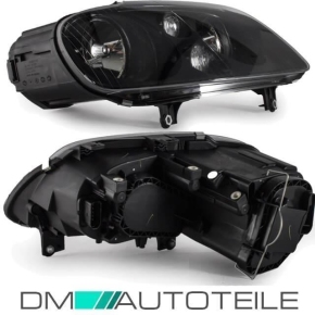 Set VW Touran 03-06 + Caddy 04-10 headlights left side black H7/H7 + actuator