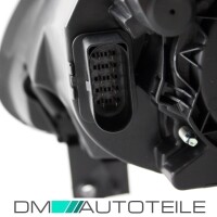 Set VW Touran 03-06 + Caddy 04-10 headlights black H7/H7 + a
