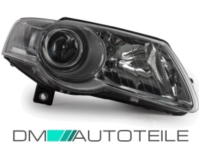 VW Passat 3C right headlight clear glass chrome 05-10...