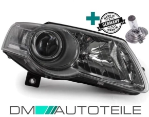 VW PASSAT 3C Headlight Right Clear Chrome  05-10 H7/H7+...