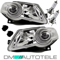 Set VW Passat 3C headlights clear glass  gallery