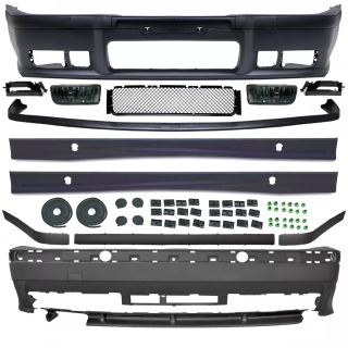 Stoßstange Komplett PAKET + Nebel Smoke + ABE*passt für BMW 3er E36 M M3 M-Paket