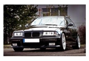 Stoßstange Komplett PAKET + Nebel Smoke + ABE*passt für BMW 3er E36 M M3 M-Paket
