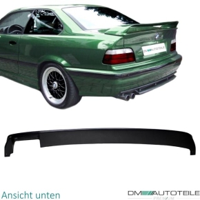 Diffusor für BMW E36 Coupe Cabrio Limousine Schwarz Serie nicht M3 M-Paket +ABE