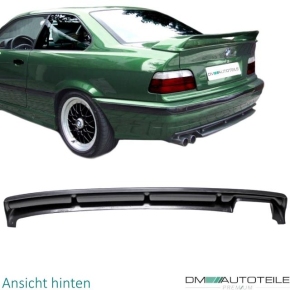 Diffusor für BMW E36 Coupe Cabrio Limousine Schwarz Serie nicht M3 M-Paket +ABE