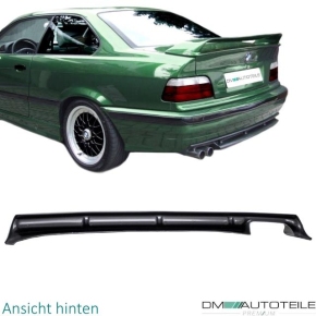 Diffusor für BMW E36 Coupe Cabrio Limousine Schwarz Serie nicht M3 M-Paket +ABE