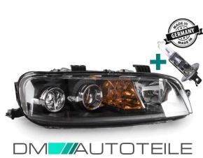 Satz Fiat Punto Headlight Black H1/H1 Rechts 188 99-03 +...