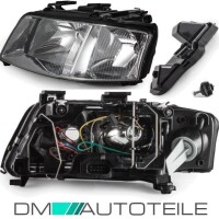 Audi A6 4B headlights left 97-01 H7/H1 clear glass for headl
