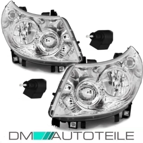 Set Fiat Ducato headlights left & right 06-10 H1/H7 +...