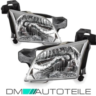 Set Opel (Vauxhall) Sintra headlights left & right 96-99 H4 for headlamp beam height control  without actuator