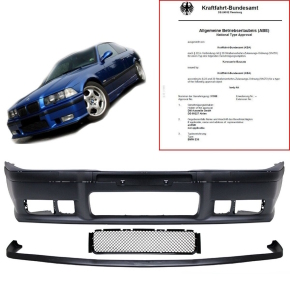 Frontstoßstange / Frontschürze vorne für BMW E36 auch für M-Paket / M3 mit ABE