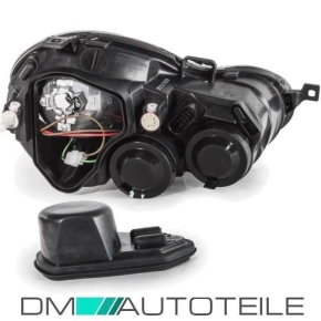 Set VW POLO 9N headlights left & right clear glass 01-05 incl. Actuator H7/H1
