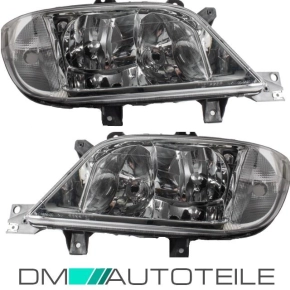 Set Mercedes Sprinter Facelift clear glass headlights...