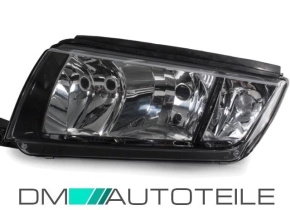 Skoda Fabia 6Y Headlight Left Chrome Black Year 99-07 H7/H3