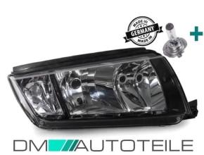 Skoda Fabia 6Y Headlight Right Chrome Black Year 99-07...