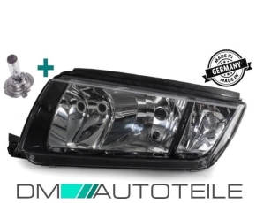 Skoda Fabia 6Y Headlight Left Chrome Black Year 99-07...