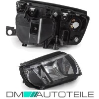 Skoda Fabia 6Y Headlight Left Chrome Black Year 99-07 H7/H3 