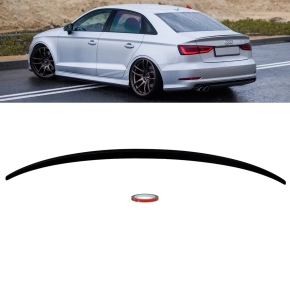 Sport Rear Trunk Lip Roof Spoiler Carbon Gloss+ 3M fits...