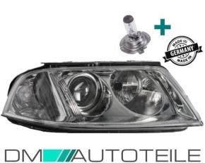 VW Passat 3BG Headlight Right 00-05  H7/H7 OEM QUALITY+H7 Bulb