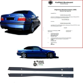 SPORT SET SIDE SKIRTS +FULL ACCESSOIRES FITS ON BMW E36...