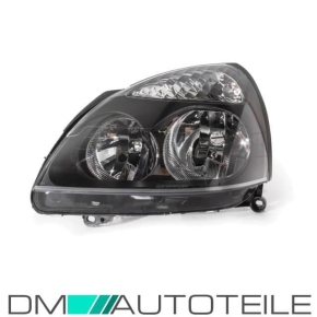 Renault Clio II headlights left black 01-05 H7/H1 VR6 Design