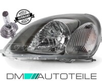 Set Toyota Yaris Scheinwerfer H4 Links Bj 99-02 + Stellmotor