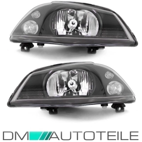 Set Seat Ibiza 6L Cordoba headlights left + right black...