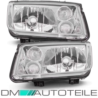 Set VW Bora headlights left + right 98-05 + fog lights H4/H3