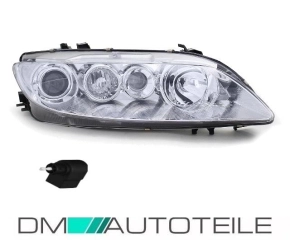 Mazda 6 headlights right  clear glass 02-05 + fog lights...