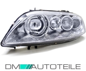 Mazda 6 headlights right  clear glass 02-05 + fog lights + actuator H1/H1/H3