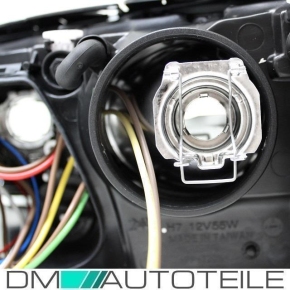 Set VW Passat 3BG headlights left + right 00-05 + 4x H7 brand bulbs + actuator