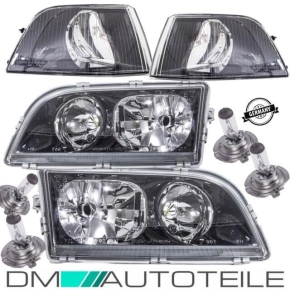 Set Volvo V40 S40 headlight black 00-04 H7/H7 + Front...