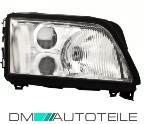 Audi A6 C4 Scheinwerfer Clear Glas Chrome Right H1/H1/H3 94-97 with Fog Lights