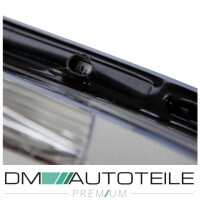 Set Saloon/Estate Front Headlight glass Cover + LED indicato