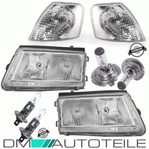 Set VW Passat 3B headlights left + right H7/H1 no fog...