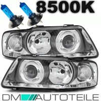 Set Audi A3 8L 8L1 clear glass headlight gallery