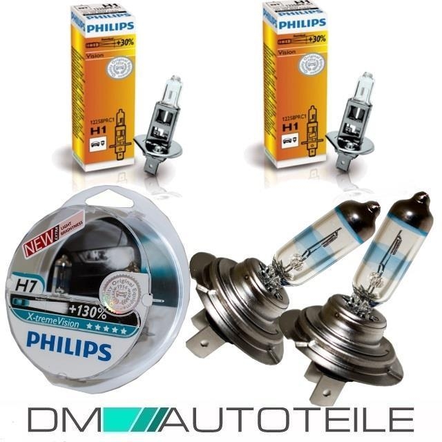 12V Tuning Car Bulbs H7 55W PX26d X treme Vision 130 Double Pack