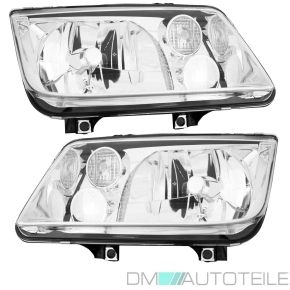 Set VW Bora headlights left & right clear glass H4 no...