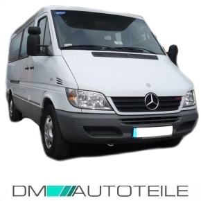 Set Mercedes Sprinter Facelift Klarglas Scheinwerfer Rechts & Links Bj 02-06 ohne Nebel H7/H3+Markenbirnen