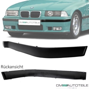 Stoßstangenleisten / Stoßleisten SET 4 teilig vorne für BMW E36 auch für M-Paket / M3 in Schwarz
