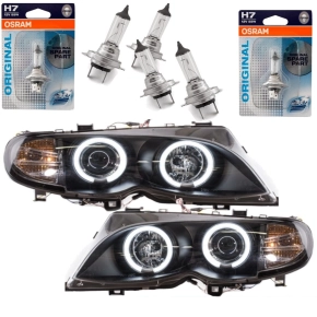 Set BMW E46 Saloon Estate CCFL Angel Eyes headlights...