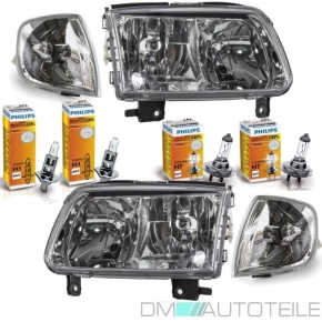 Set VW Polo 6N2 headlights 99-01 H7/H1 for electric...