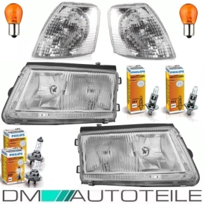 Fiat Punto 188 Front Headlight H1/H1/H3 With Fog Lamp Left Side 